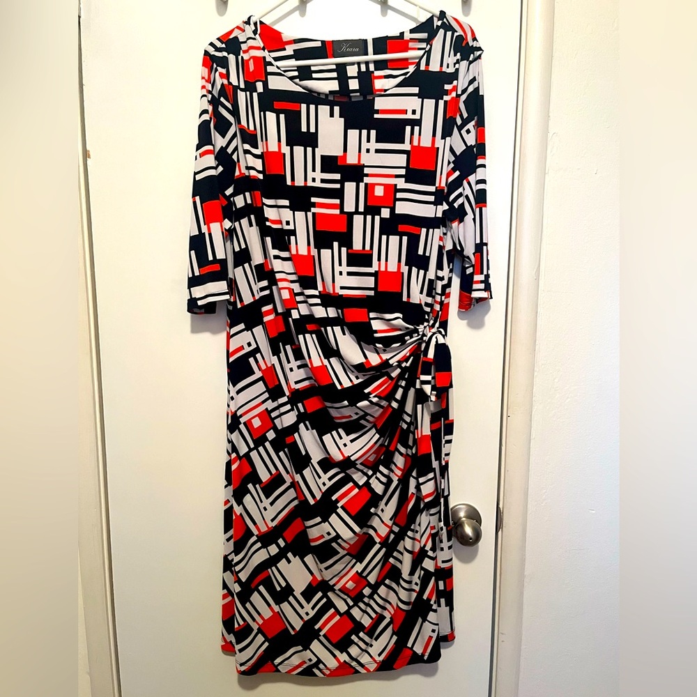 (3/$10) Kiara faux wrap dress